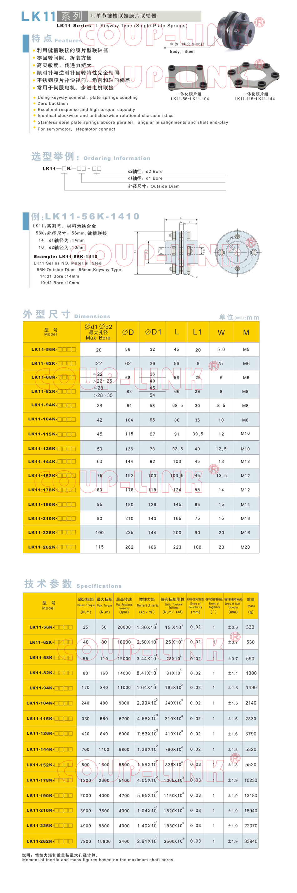 键槽膜片联轴器(图2)