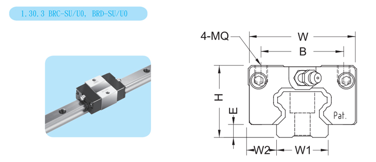 ABBA滑块-BRH30A/BRC30A0(图18) ABBA滑块-BRH30A/BRC30A0(图18)